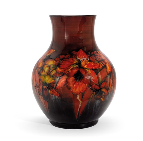 A large Moorcroft flambe Orchid design vase by Moorcroft on artnet A large Moorcroft flambe Orchid design vase by Moorcroft on artnet