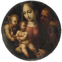 The Holy Family with the Infant Saint John the...
