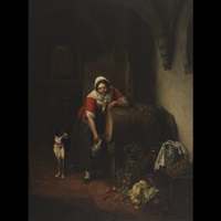 In the wine cellar