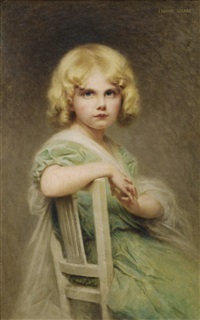 PORTRAIT OF EVA, DAUGHTER OF THE PAINTER