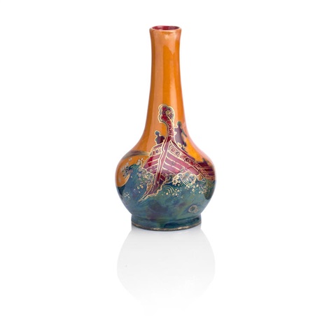 A Bernard Moore Flambe Bottled Shaped Vase By Bernard Moore On Artnet