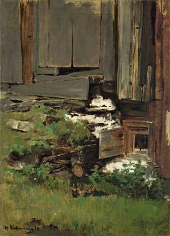 Hofecke In Weimar Baufalliges Haus By Max Liebermann On Artnet