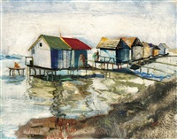 Fishermen by the river