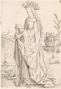 Die heilige Katharina, 1500