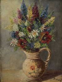 Kytica v džbáne, 1938