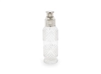 A silver-mounted glass cocktail shaker, 1927 A silver-mounted glass cocktail shaker, 1927