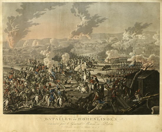 Die Schlacht von Hohenlinden 1800 by Johann Lorenz Rugendas the Younger