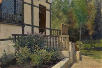 Porch of the artist's house, 1889 Porch of the artist's house, 1889