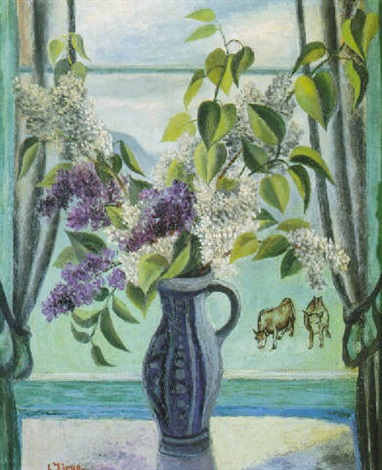 Lilacs In The Window By Ernest Fiene On Artnet