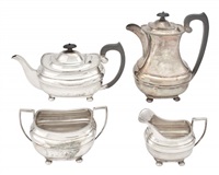 English Sterling Silver Tea and Coffee Service, 1911