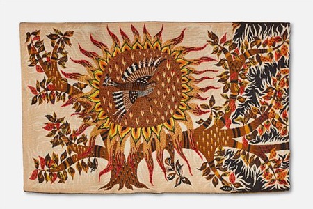  'jour et nuit' tapestry by man ray
