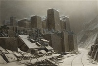 Paysage de neige, 1996
