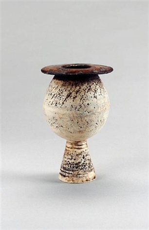 a poppy head form by hans coper on artnet head form