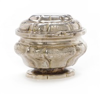 “Rosenborg” Danish sterling silver sugar box, 1927