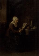Vieille dame lisant, 1895