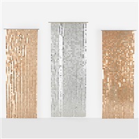 Space curtains, set of three, 1975