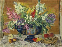 Still Life with a Blue Vase, 1937 Still Life with a Blue Vase, 1937