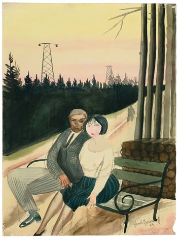 Paar Auf Der Bank Dresdner Heide By Hans Grundig On Artnet