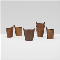 wastepaper baskets, set of six, 1965