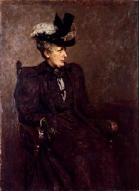 Retrato de dama con sombrero, 1895