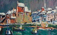 Le bassin à Honfleur, 1975
