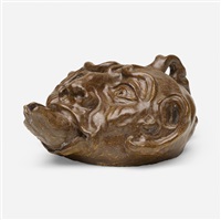 Grotesque pitcher mask, 1900