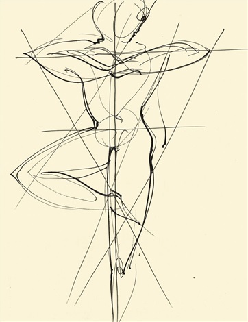 oskar schlemmer abstract figure