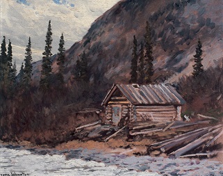 One Of The Early Cabins Labine Bay Great Bear Lake N W T By