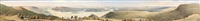 Panorama von Wien vom Leopoldsberg aus gesehen, 1830 Panorama von Wien vom Leopoldsberg aus gesehen, 1830