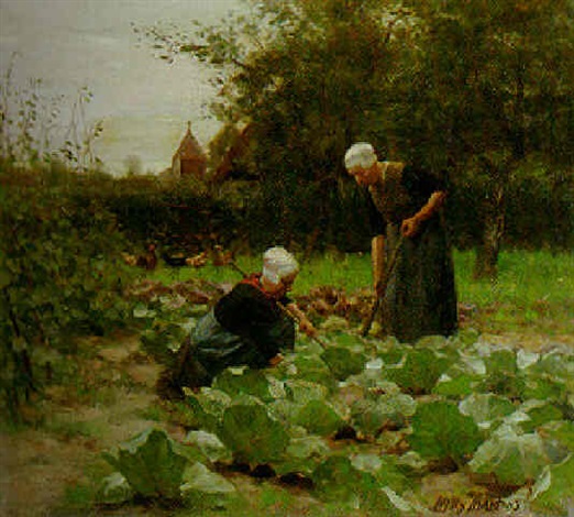 Tending The Garden By Willy Martens On Artnet