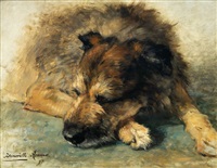 Resting dog, 1897