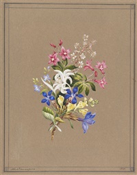 Alpenblumenstrauß, 1835