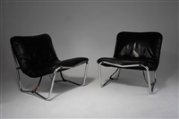 Zwei Steck-Sessel HC 32, 1960–1969