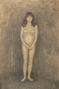 Natacha enceinte, 1984