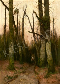 Sunset (Brushwood Gatherer), c. 1874, 1874