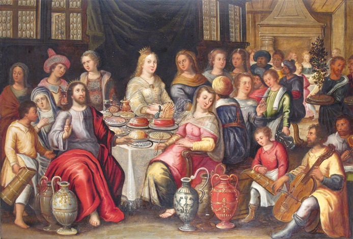 wedding feast at cana painting