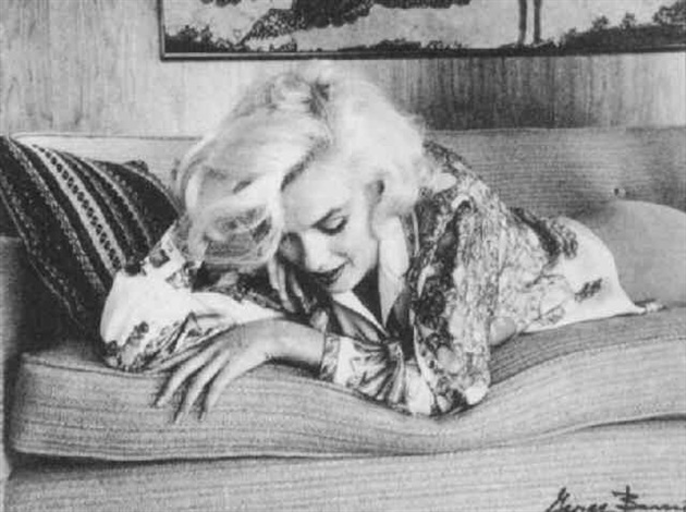 Marilyn Monroe Lying On A Sofa By George Barris On Artnet