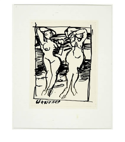 zwei akte by jean (hans) arp