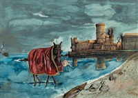 Paesaggio marittimo con ciuco, 1978