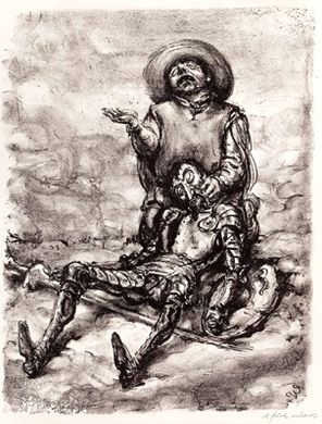 Don Quichotte Und Sancho Pansa By Andreas Paul Weber On Artnet