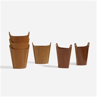 wastepaper baskets, set of six, 1965