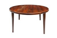 A rosewood dining table, circa 1960s,..., 1960–1969