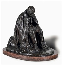 Figura di uomo seduto