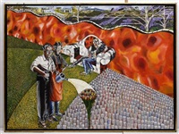 Pareja besándose, 2001