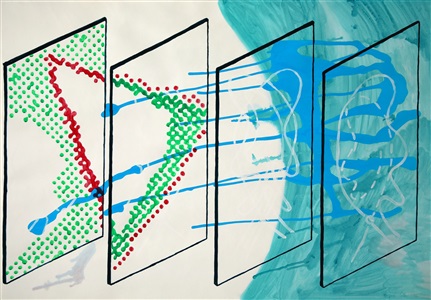 ohne titel übermalungmönchengladbach 1992 by sigmar polke