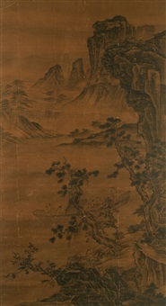 人物泛舟圖