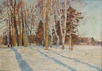 Campagne enneigée, 1944