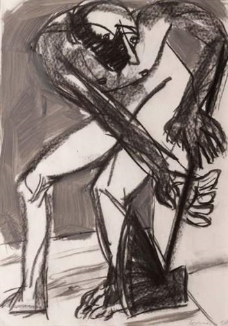 Mann Mit Axt By Rainer Fetting On Artnet