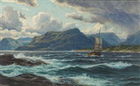 Fjordlandskap i Sundmøre, 1904
