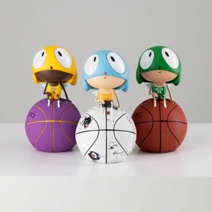 nba × edgar plans paperweight (artist, lakers, celtics) by edgar plans
